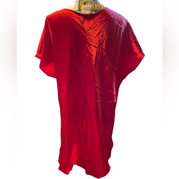 VINTAGE Red satin nightgown - Picture 4 of 6
